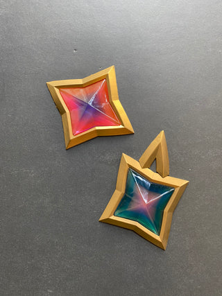Xayah and Rakan's Star Guardian Gems and Backings Resin Kit cosplay DangerousLadies