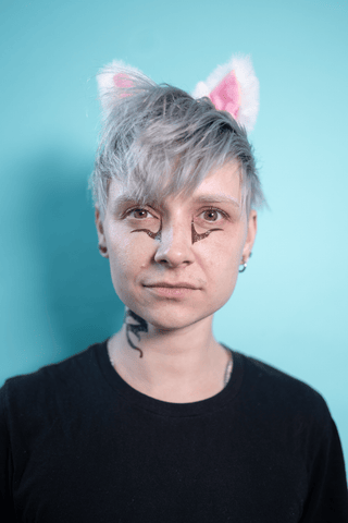 G'raha Tia's Face and Neck Tattoos Tattoos cosplay DangerousLadies