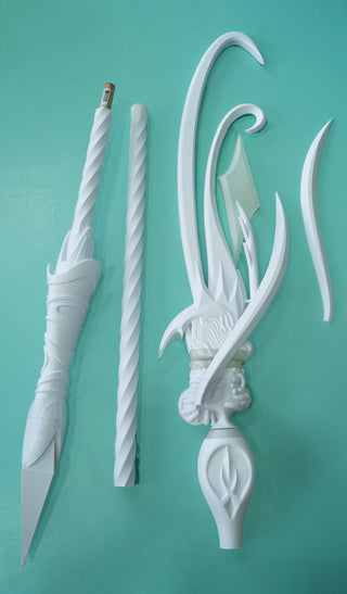 Y'shtola's Truth Seeker Staff 3D Printed Kit cosplay DangerousLadies