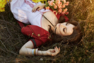 Aerith's Flower Necklace Jewelry cosplay DangerousLadies