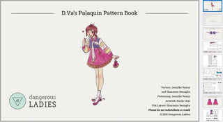 D.va's Palanquin Pattern Book [Digital Pattern] Embroidery + Patterns cosplay DangerousLadies
