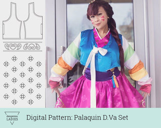 D.va's Palanquin Pattern Book [Digital Pattern] Embroidery + Patterns cosplay DangerousLadies