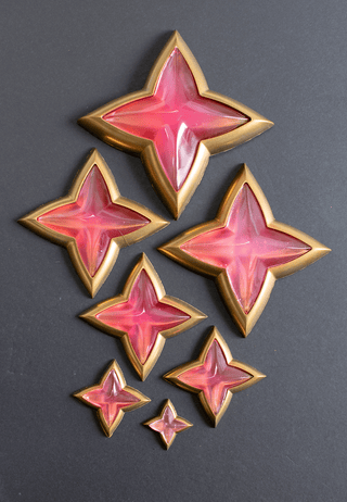 Star Guardian Stars and Backings Build-Your-Own Resin Kit cosplay DangerousLadies