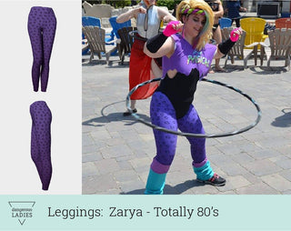 Zarya's 80s Leggings Ready to Wear Clothing cosplay DangerousLadies