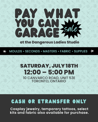 Pay What You Can Garage Sale - DangerousLadies