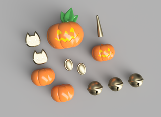 Flayn's Silly Kitty-Cat Halloween Accessories [3D Print Files]