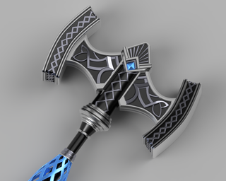 Gaia's Stygian Hyposkhesphyra Hammer [3D Print Files]