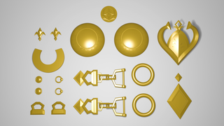 Gold Ship's Accessories [3D Print Files]
