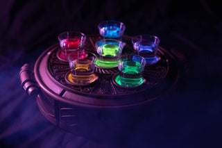 infinity shot glasses tray