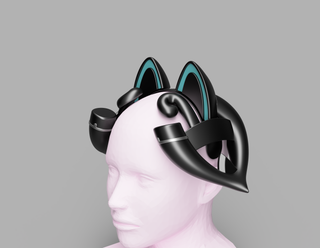 Magical Mirai Luka 2019 Headset  [3D Print Files]