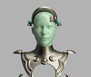 Medea's Accessories and Dagger [3D Print Files]