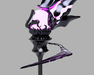 Black Mage Arm - Stardust Rod [3D Printed Kit]