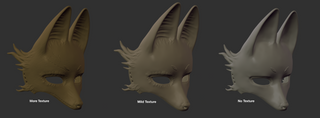 Fox Mask's Fox Mask and Earring [3D Print Files]