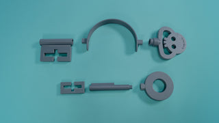 ABA's Head and Belt Keys [3D Printed Kit] 3D Printed Kit cosplay DangerousLadies