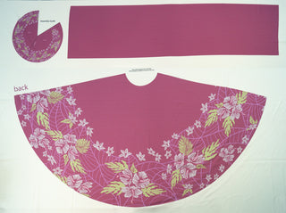 Aerith's Floral Delight Skirt Fabric Textiles cosplay DangerousLadies