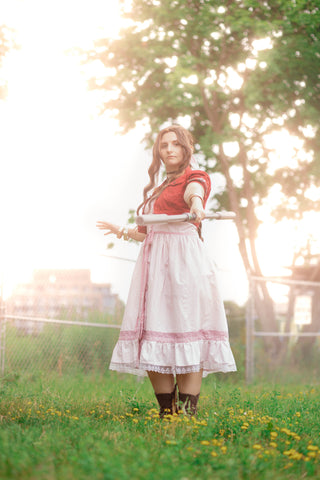 Aerith's Remake Fabric Textiles cosplay DangerousLadies