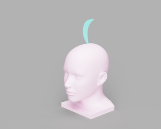 Ahoge Bases [3D Print Files] 3D Files cosplay DangerousLadies