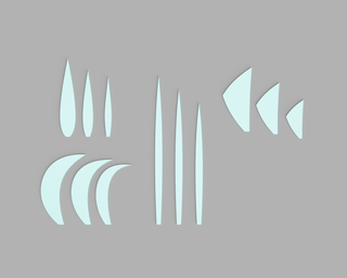 Ahoge Bases [3D Print Files] 3D Files cosplay DangerousLadies