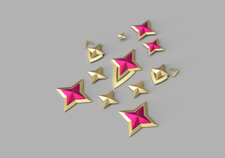 Ahri's Star Guardian Accessories [3D Print Files] 3D Files cosplay DangerousLadies