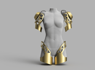 Aigis' Armour [3D Print Files] 3D Files cosplay DangerousLadies