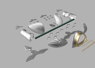 Alexandra's Accessories [3D Print Files] 3D Files cosplay DangerousLadies