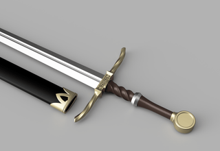 Ambrus's Sword [3D Print Files] 3D Files cosplay DangerousLadies