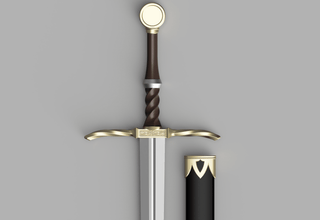 Ambrus's Sword [3D Print Files] 3D Files cosplay DangerousLadies