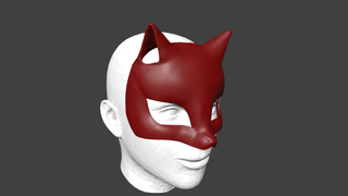Ann's Panther Mask [3D Print Files] (Copy) 3D Files cosplay DangerousLadies