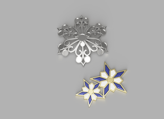 Ashley's Brooches [3D Print Files] 3D Files cosplay DangerousLadies