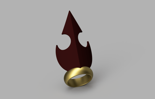 Azula's Hairpiece 3D Print Files] 3D Files cosplay DangerousLadies