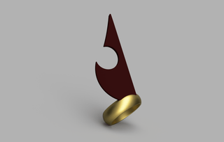 Azula's Hairpiece 3D Print Files] 3D Files cosplay DangerousLadies