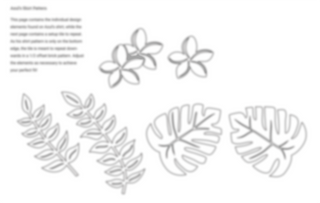 Azul's Tropical Wear Decals Embroidery + Patterns cosplay DangerousLadies