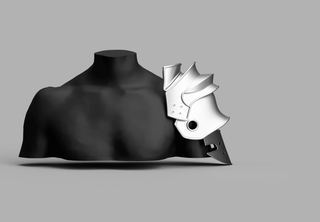 Basch's Shoulder Pauldron [3D Print Files] 3D Files cosplay DangerousLadies