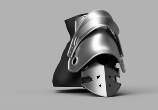 Basch's Shoulder Pauldron [3D Print Files] 3D Files cosplay DangerousLadies