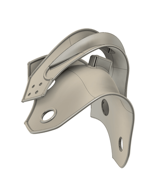 Basch's Shoulder Pauldron [3D Print Files] 3D Files cosplay DangerousLadies