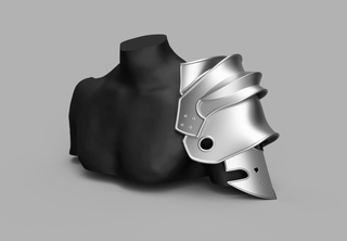 Basch's Shoulder Pauldron [3D Print Files] 3D Files cosplay DangerousLadies