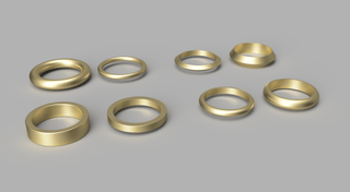 Basic Bangles [3D Print Files] 3D Files cosplay DangerousLadies