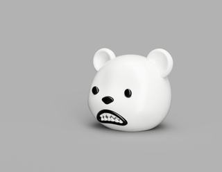 Bepo's Head [3D Print Files] 3D Files cosplay DangerousLadies