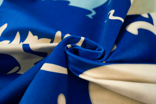 Blue Lions Flag Fabric Textiles cosplay DangerousLadies