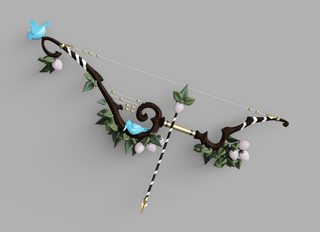 Bluebird's Nest Bow [3D Print Files] 3D Files cosplay DangerousLadies