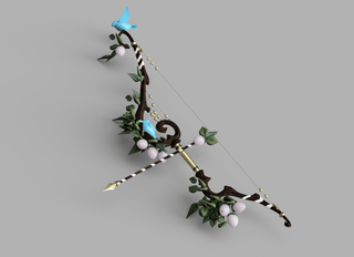 Bluebird's Nest Bow [3D Print Files] 3D Files cosplay DangerousLadies