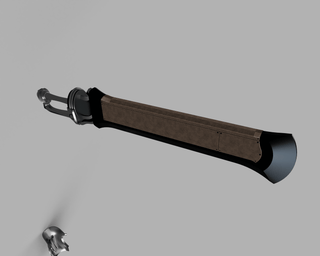 Caim's Elbow Armour and Sword [3D Print Files] 3D Files cosplay DangerousLadies