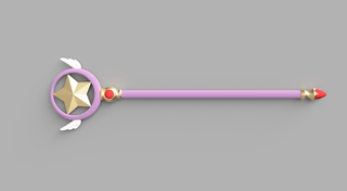 Card Captor Sakura's Star Wand [3D Print Files] 3D Files cosplay DangerousLadies