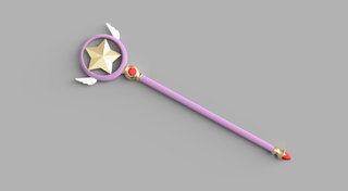 Card Captor Sakura's Star Wand [3D Print Files] 3D Files cosplay DangerousLadies