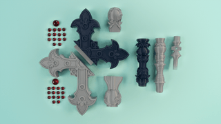 Caterina Sforza's Staff [3D Printed Kit] 3D Printed Kit cosplay DangerousLadies