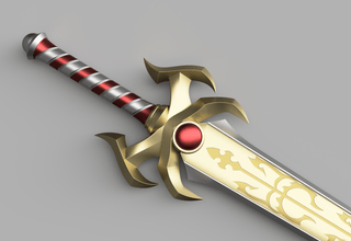 Celes's Runic Sword [3D Print Files] 3D Files cosplay DangerousLadies