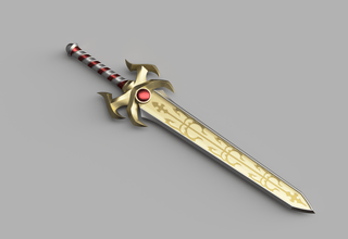 Celes's Runic Sword [3D Print Files] 3D Files cosplay DangerousLadies
