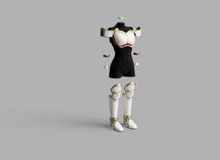 Celica's Armour [3D Print Files] 3D Files cosplay DangerousLadies