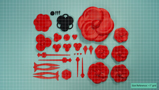 Chiori's Accessories [3D Printed Kit] 3D Printed Kit cosplay DangerousLadies