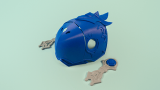 Chocobo Racing Mask Kit [3D Printed Kit] 3D Printed Kit cosplay DangerousLadies